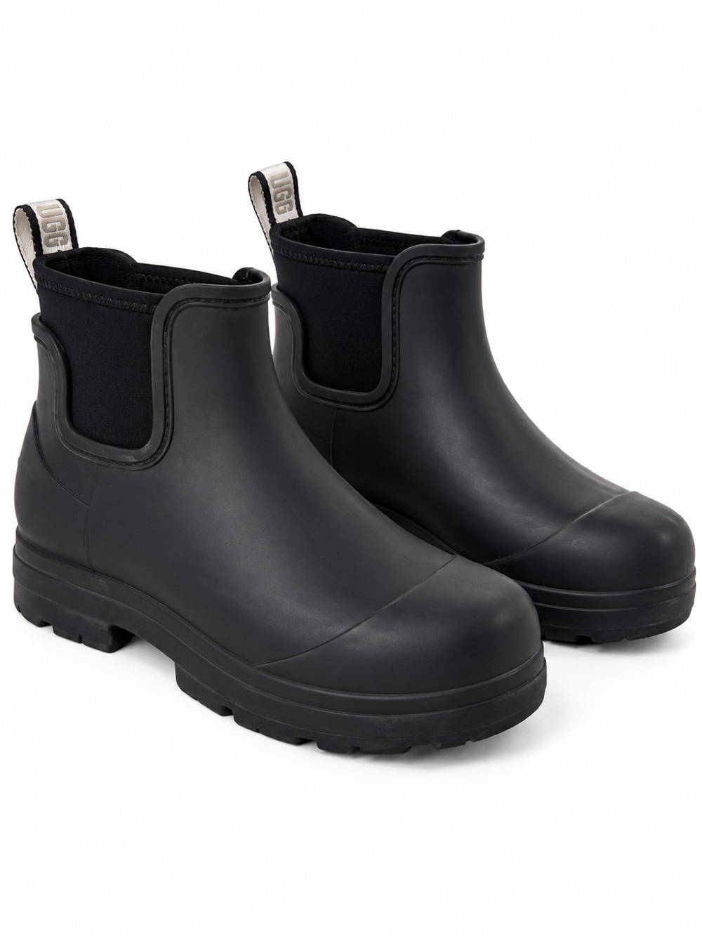 UGG Chevonne Black Waterproof Chelsea Rain Boots Women’s